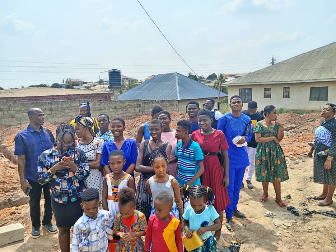 Building project in Mamponteng, Ghana